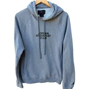 Jordan Breakfast Club Hoodie Mens Medium Gray Pullover Jumpman Sweatshirt